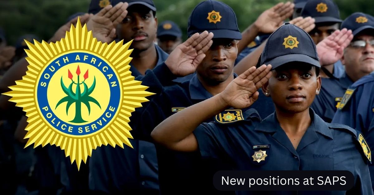 8 April 2024 2x Unfilled Exciting Positions available at SAPS, South