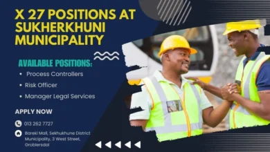 Sekhukhune Municipality issued Hiring on X27 Positions | Apply with Grade 10 and Grade 12 Degree