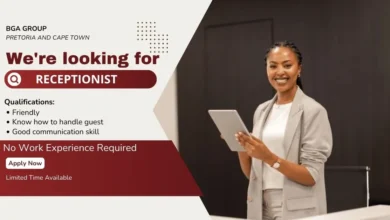 Vacancy Available for Receptionist Jobs in Different Cities for No Job Experience Seekers